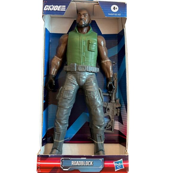 NWT G.I. Joe Roadblock 9" Action Figure by Hasbro Toys Military Adventure - Picture 1 of 2
